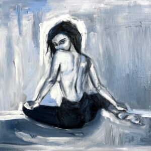 Blue blue blue  artwork by Lotte Eleonoor