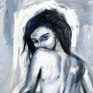 Blue blue blue  artwork by Lotte Eleonoor