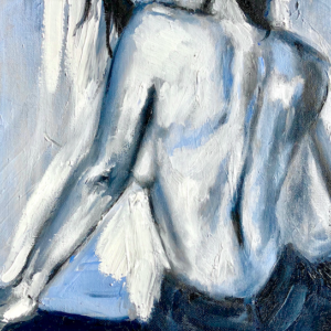 Blue blue blue  artwork by Lotte Eleonoor