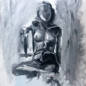 Sketch of a Woman  artwork by Lotte Eleonoor