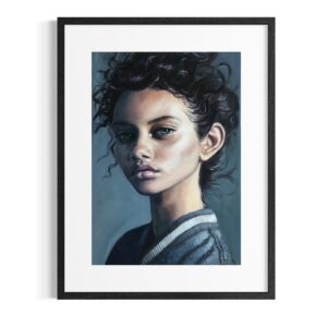 Blue woman